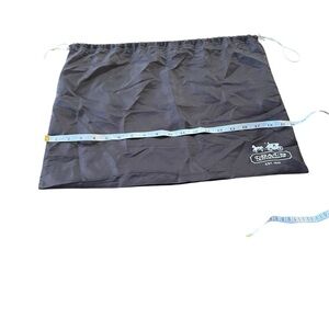 Coach Brown Dust Bag with Logo 20” wide silk like feel purse protector case slip